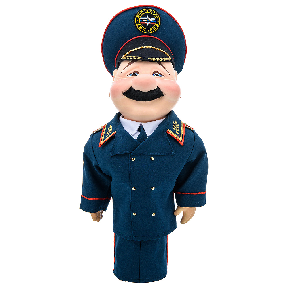 Кукла-бар «Генерал МЧС» для бутылки 0,5-0,7 мл - интернет магазин Русь Велика я 