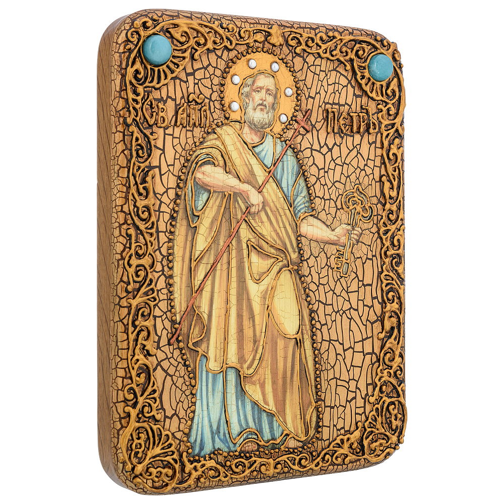 Икона «Первоверховный апостол Петр» 15х20 см - интернет магазин Русь Велика я фото 2