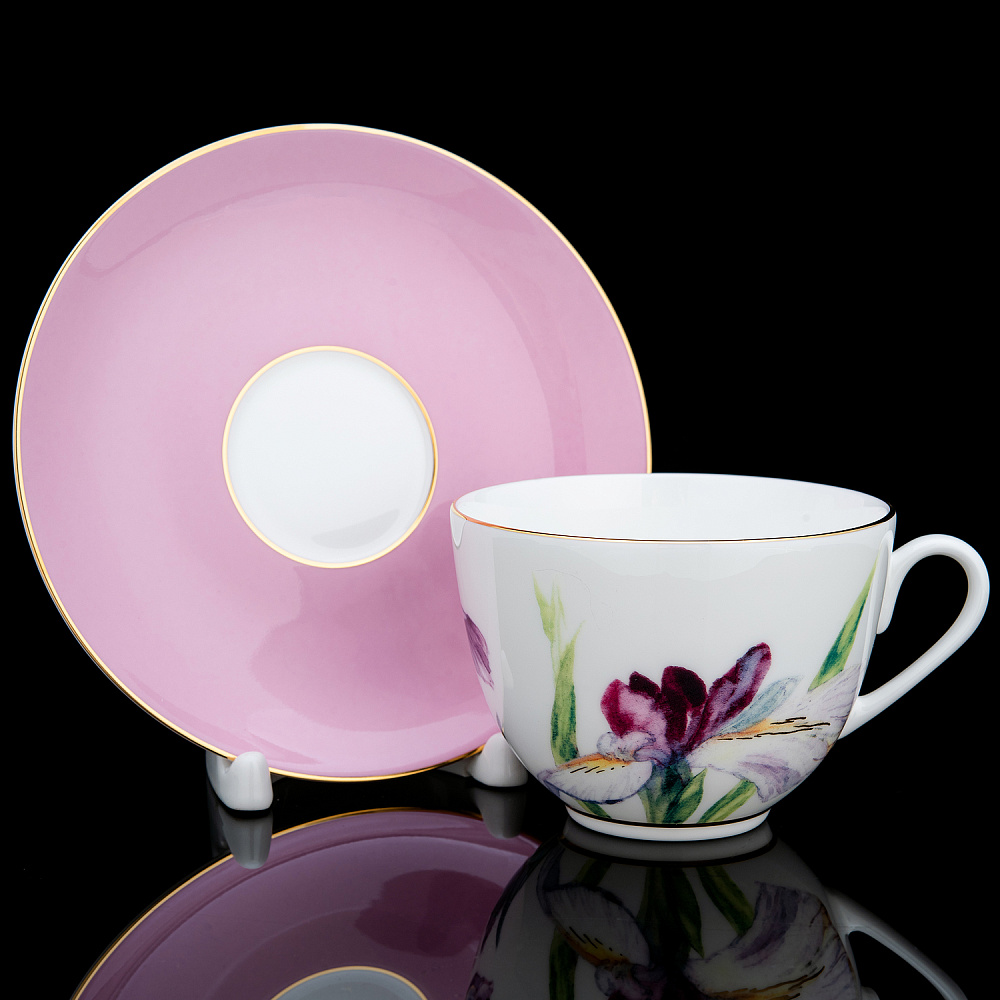 Чайная пара 250 мл «Роузи». Форма Весенняя-2. ИФЗ - интернет магазин Русь Велика я 