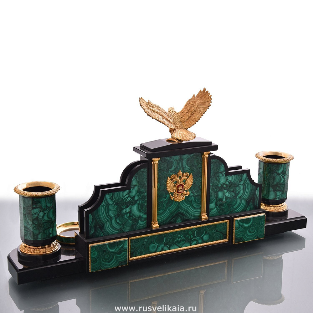 Настольный набор для руководителя «Орел» Златоуст - интернет магазин Русь Велика я фото 2