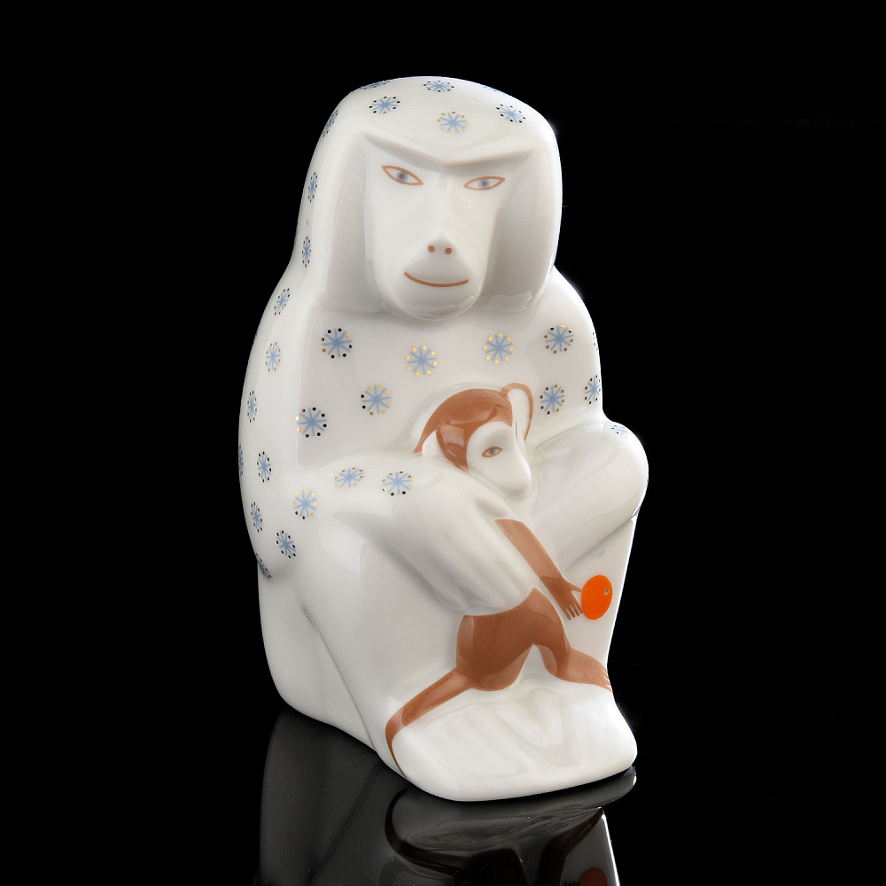 Статуэтка «Павиан с детенышем». ИФЗ - интернет магазин Русь Велика я 