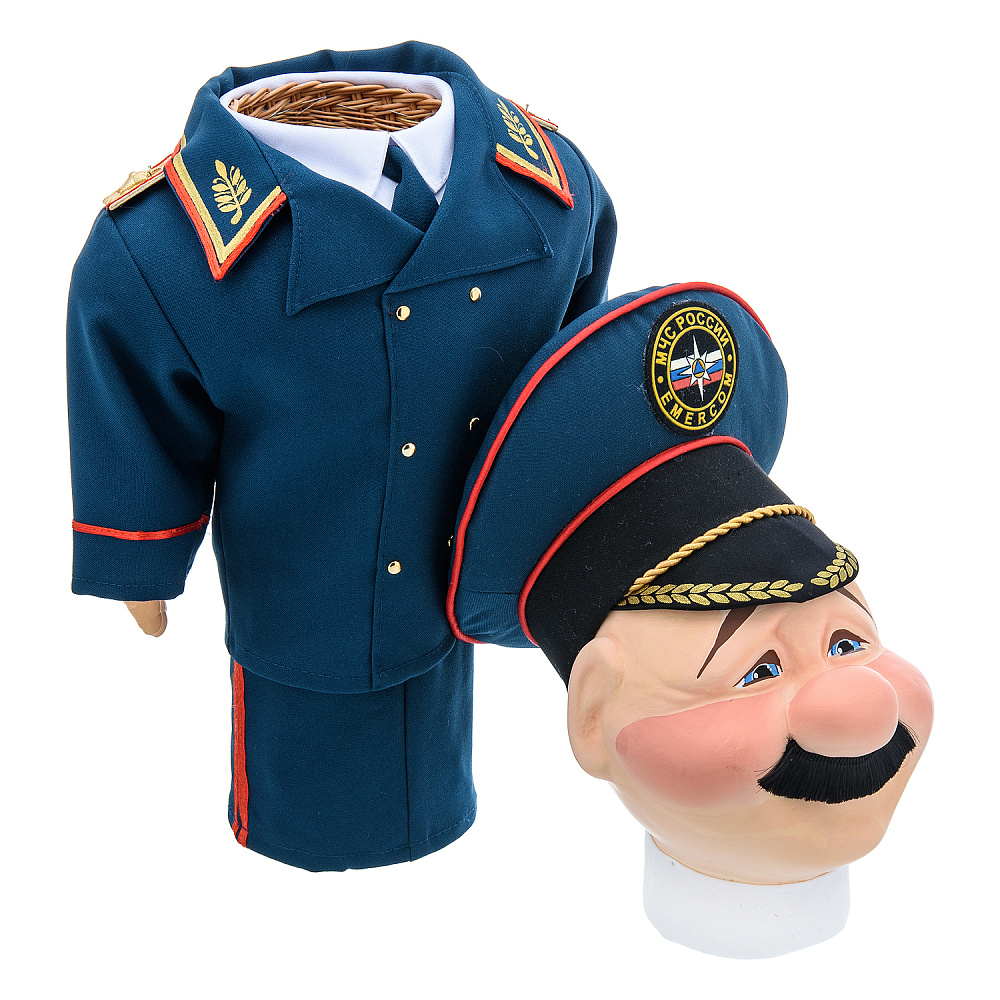 Кукла-бар «Генерал МЧС» для бутылки 0,5-0,7 мл - интернет магазин Русь Велика я фото 4