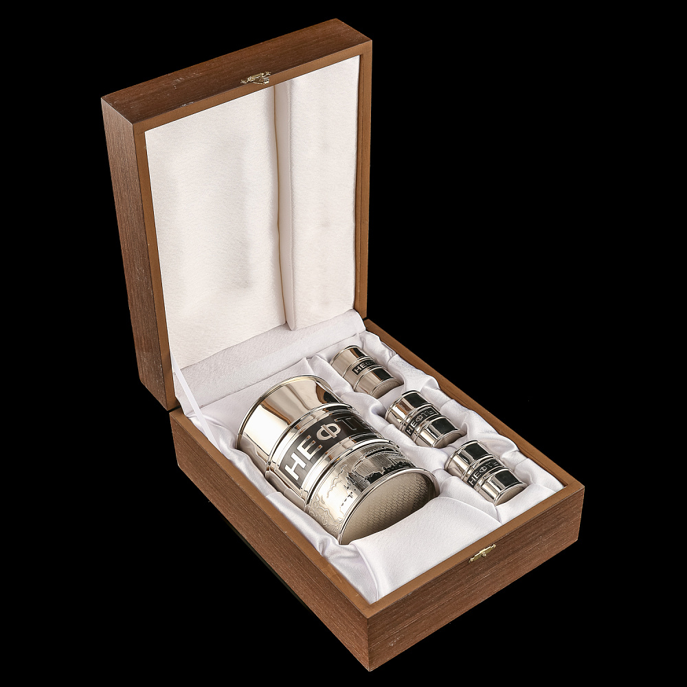 Питейный набор на 3 персоны «Нефть». Златоуст - интернет магазин Русь Велика я фото 6