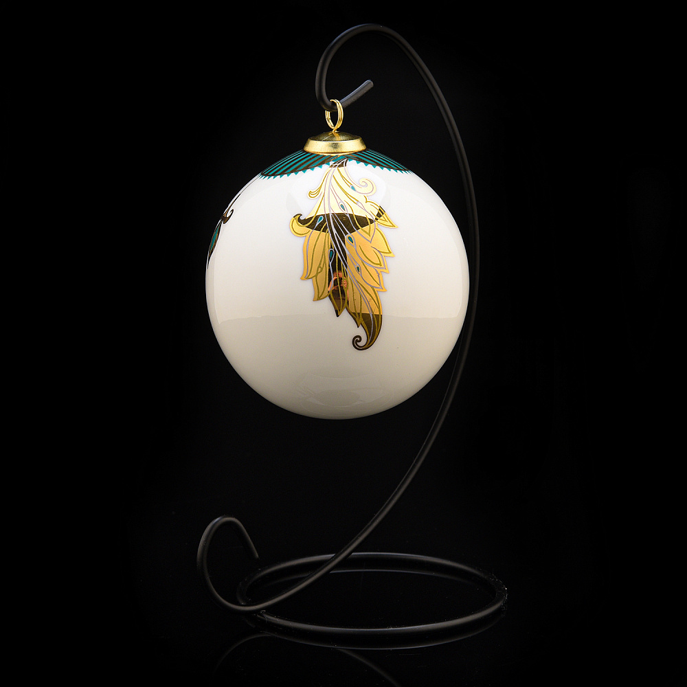 Новогодний елочный шар «Рождественские узоры». ИФЗ - интернет магазин Русь Велика я 