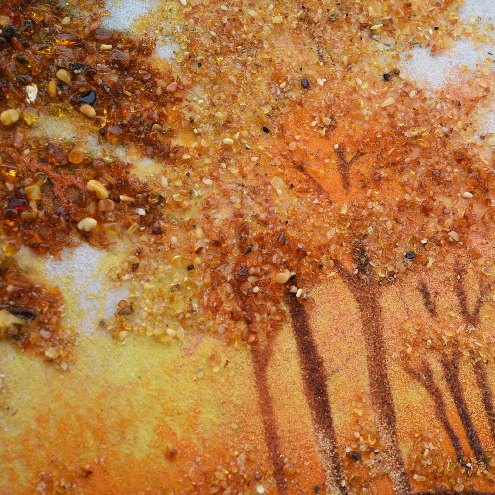 Картина янтарная «Осень» 30х40 см - интернет магазин Русь Велика я фото 4