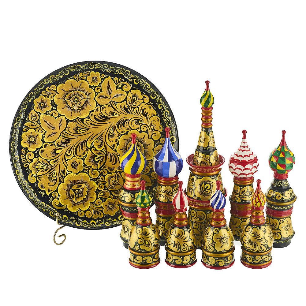 Набор для специй «Купола». Хохлома - интернет магазин Русь Велика я фото 1