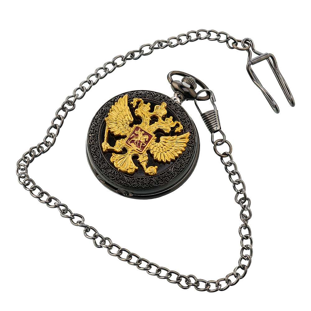Часы на цепочке «Герб РФ» - интернет магазин Русь Велика я 