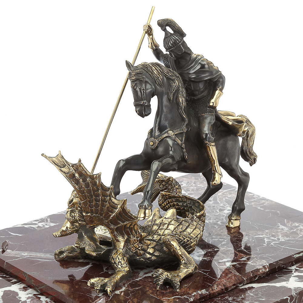 Сейф с часами «Георгий Победоносец» - интернет магазин Русь Велика я фото 6