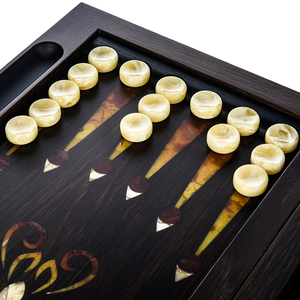 Нарды янтарные «Сказки востока» - интернет магазин Русь Велика я фото 3