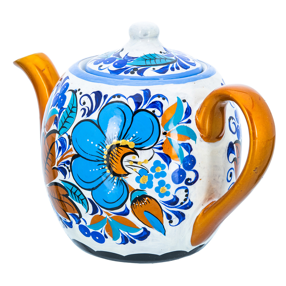Чайник 0,5 л «Цветы». Хохлома - интернет магазин Русь Велика я фото 2