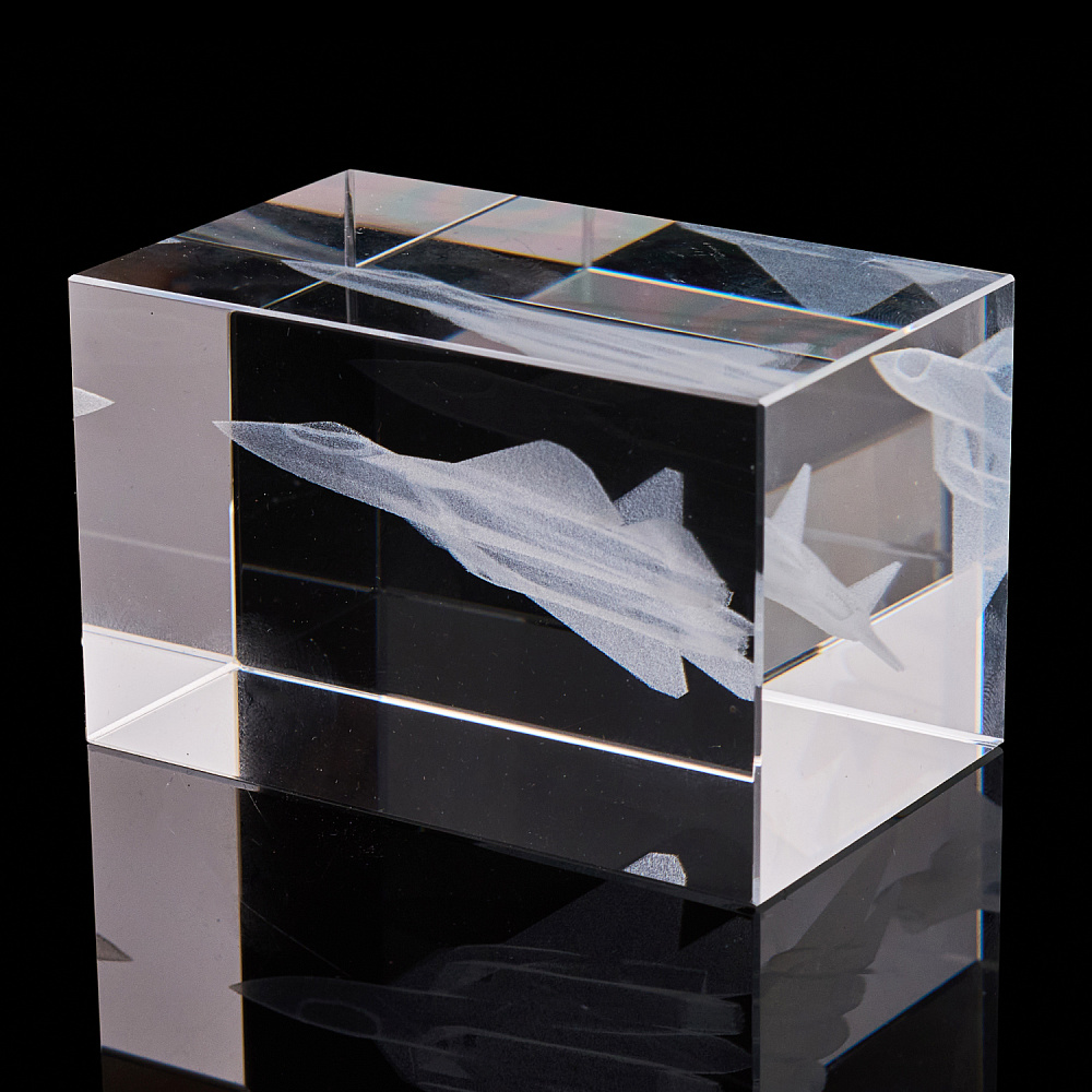 Лазерная графика. Куб «Самолет тяжелый истребитель» - интернет магазин Русь Велика я фото 2