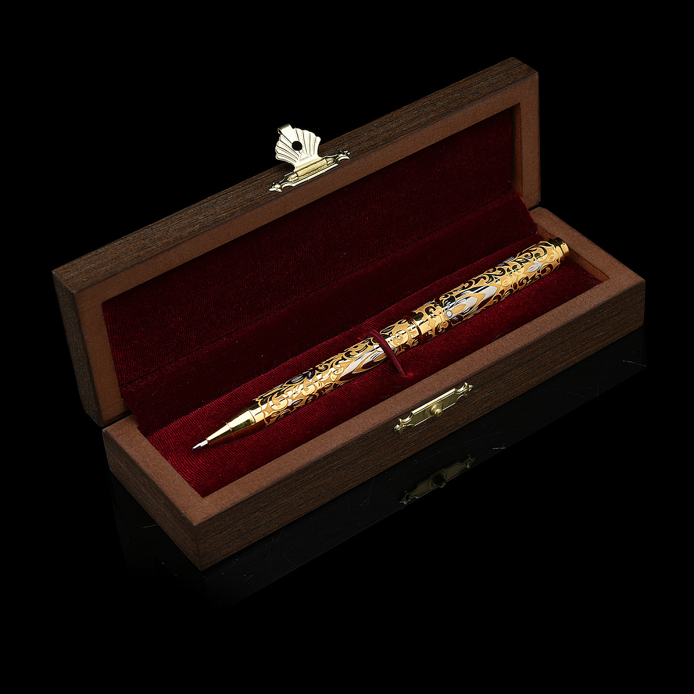 Ручка подарочная с позолотой. Златоуст - интернет магазин Русь Велика я фото 1