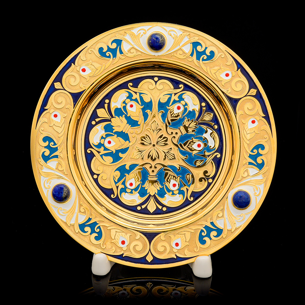 Чайный сервиз на 6 персон «Гжель». Златоуст - интернет магазин Русь Велика я фото 7