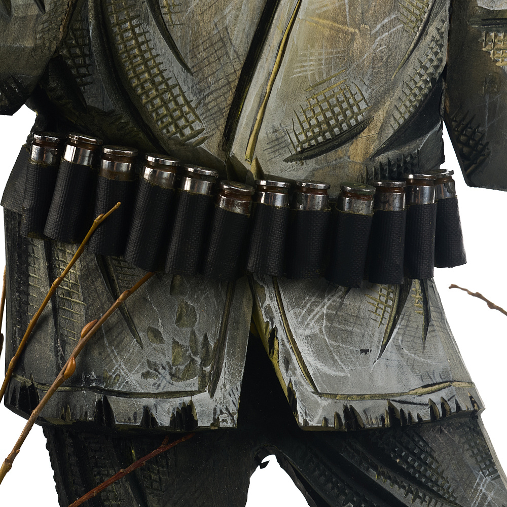 Резьба по дереву. Скульптура «Охотник» - интернет магазин Русь Велика я фото 3