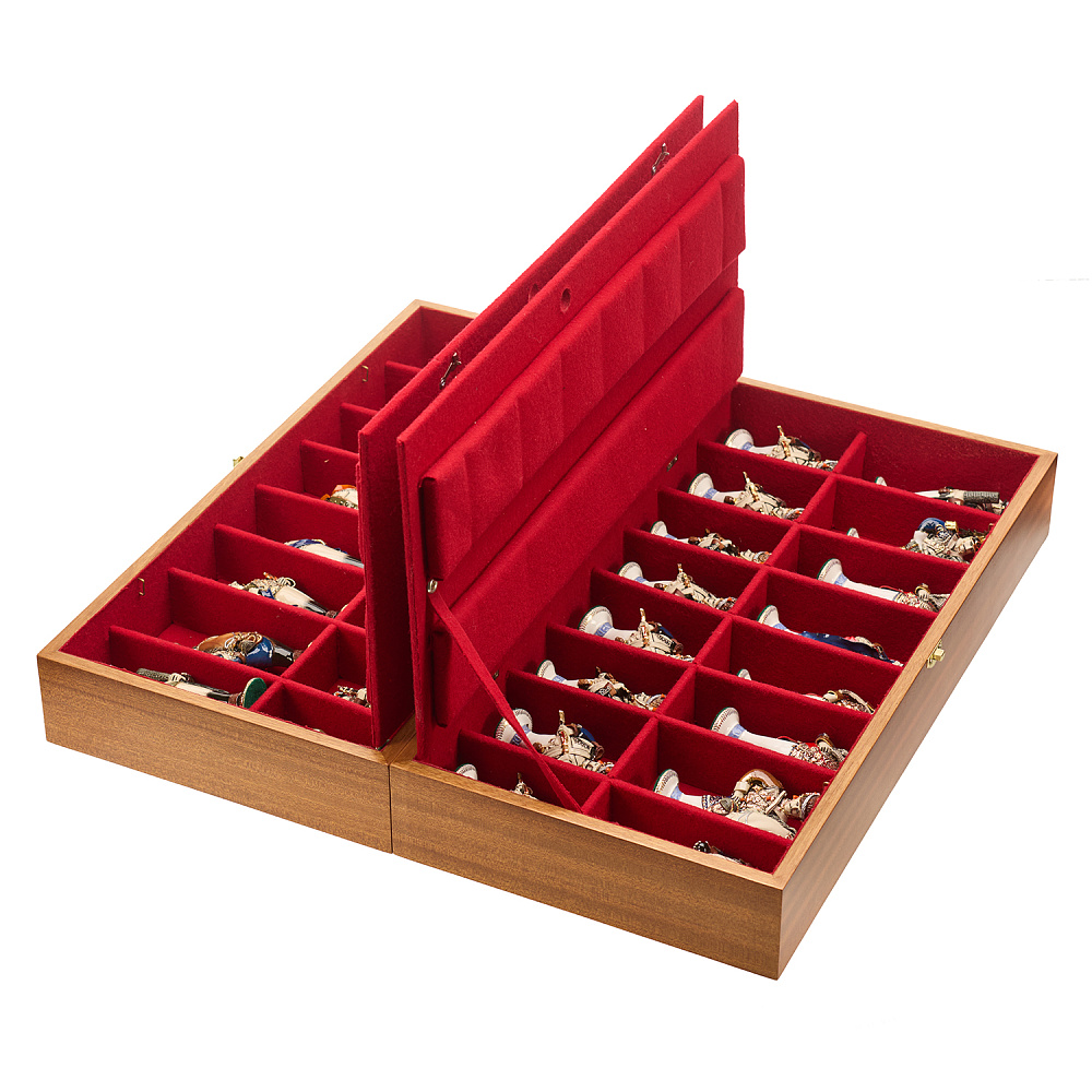 Шахматы деревянные «Бородино» с фарфоровыми фигурами 56х56 см - интернет магазин Русь Велика я фото 24