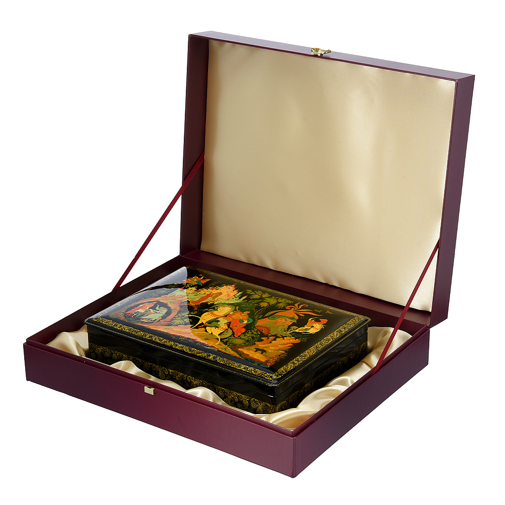 Шкатулка с художественной росписью «Руслан и Людмила» - интернет магазин Русь Велика я фото 5
