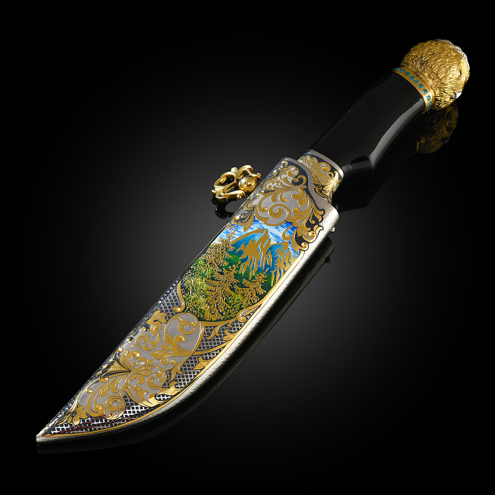 Нож сувенирный «Таежный. Сова». Златоуст - интернет магазин Русь Велика я фото 2