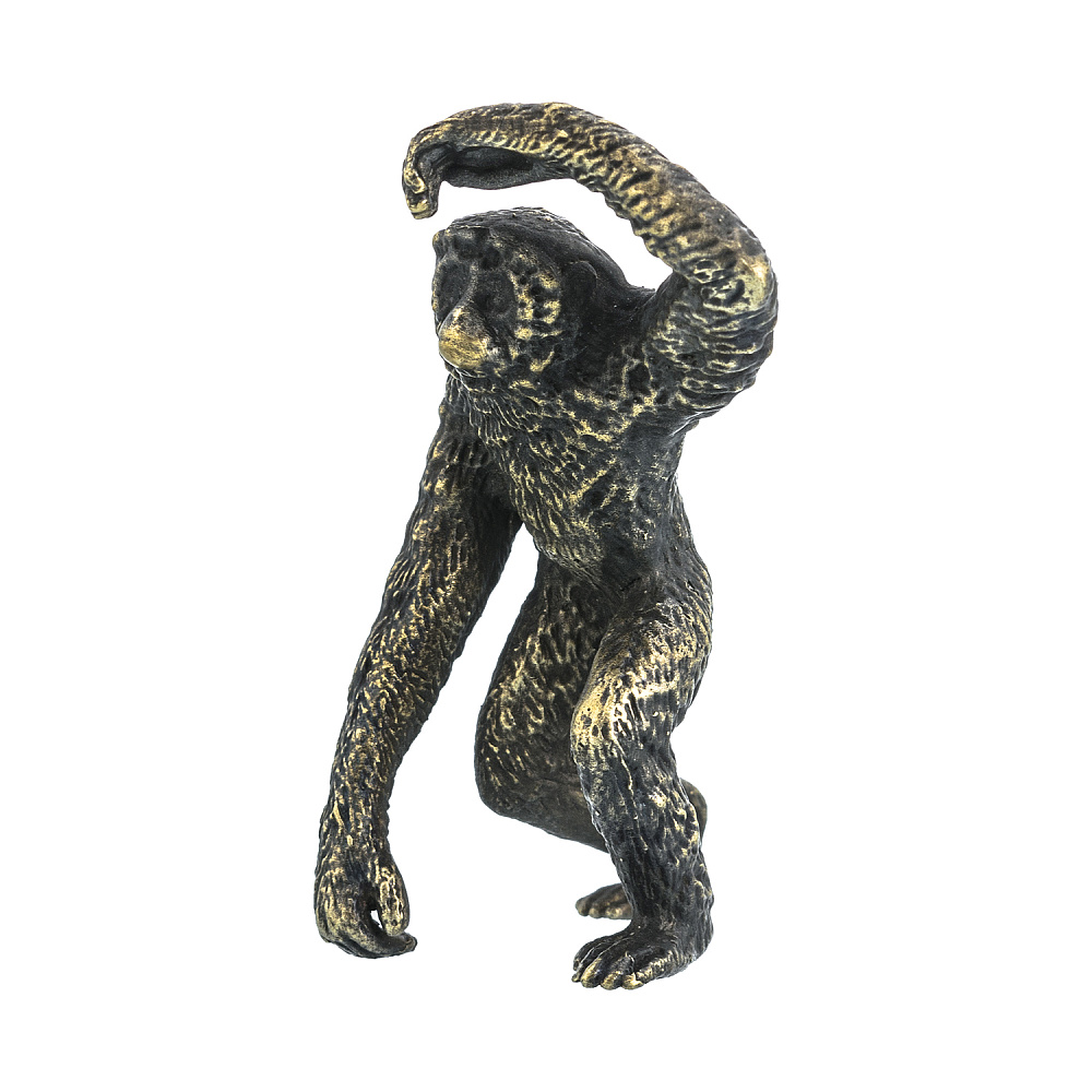 Бронзовая статуэтка «Обезьяна Гиббон» - интернет магазин Русь Велика я фото 2