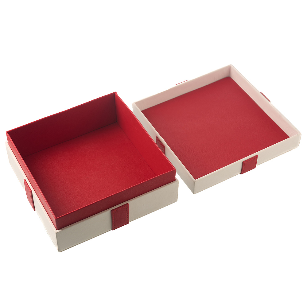 Подарочная упаковка из экокожи 21х21х7,5 см - интернет магазин Русь Велика я фото 2