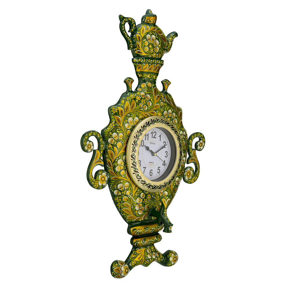 Часы настенные «Самовар». Хохлома - интернет магазин Русь Велика я фото 3