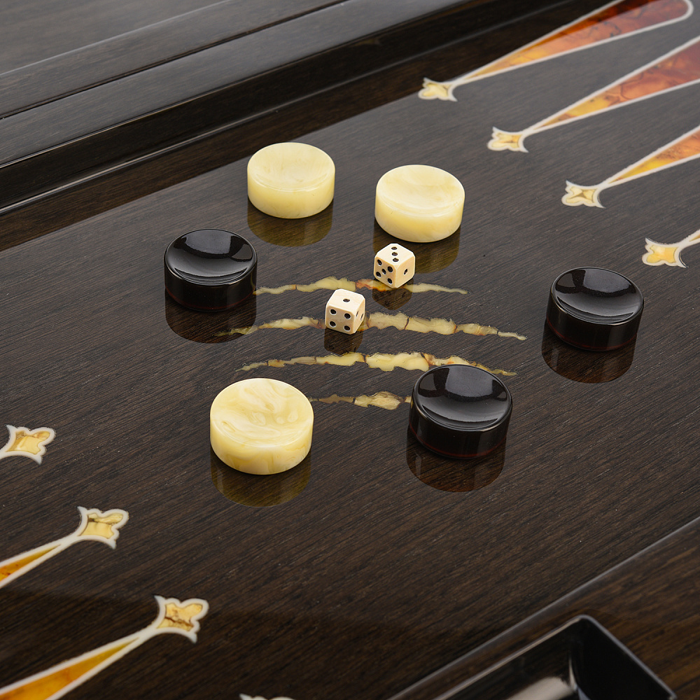 Нарды янтарные «Пантера» 60х32,5 см - интернет магазин Русь Велика я фото 8