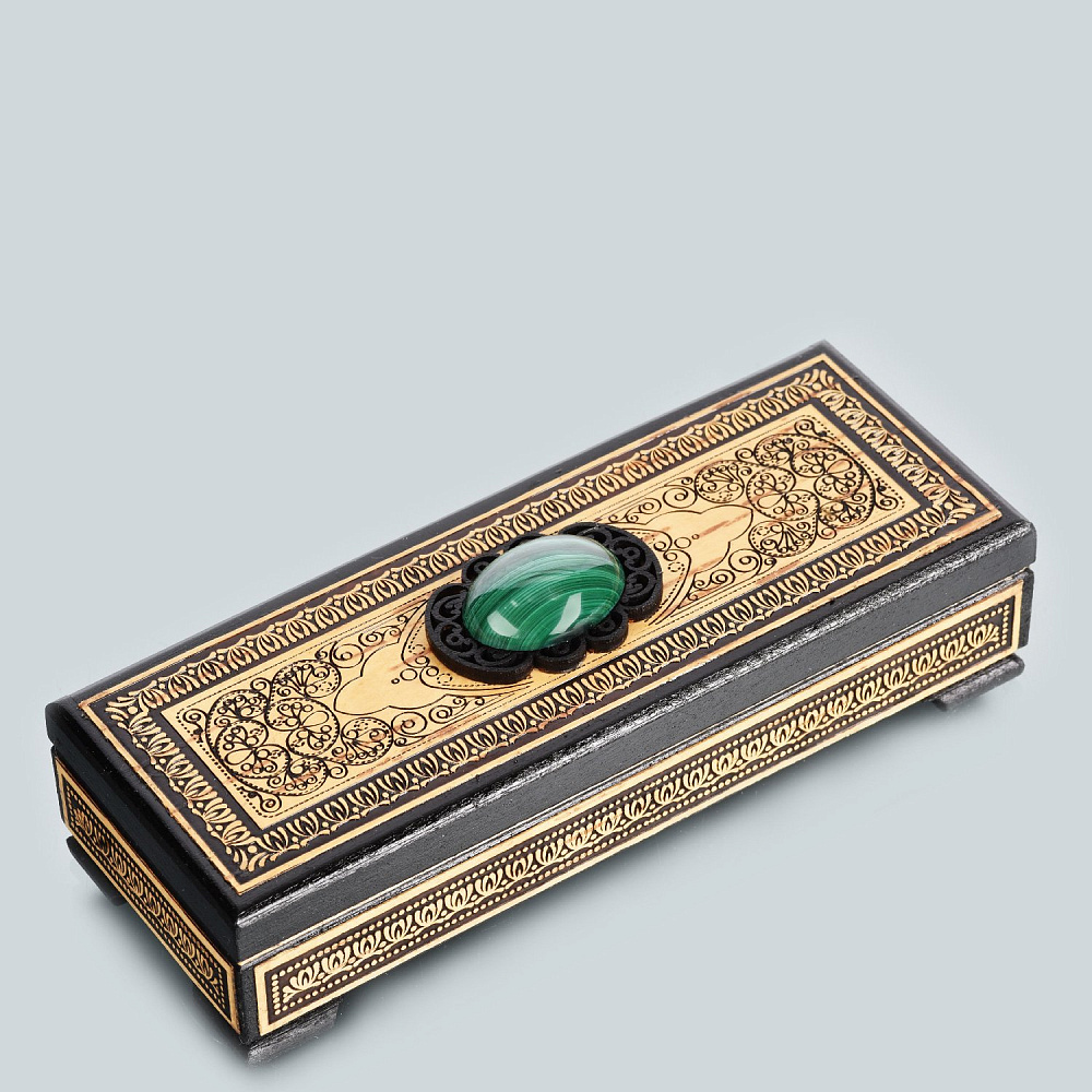 Деревянная шкатулка из бересты «Баллада на бересте» - интернет магазин Русь Велика я 