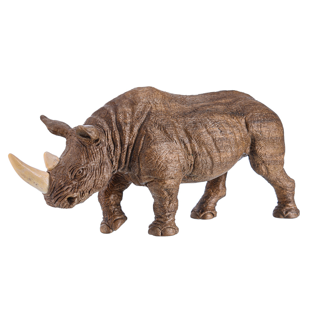 Скульптура из красного дерева и бивня мамонта «Носорог» - интернет магазин Русь Велика я 