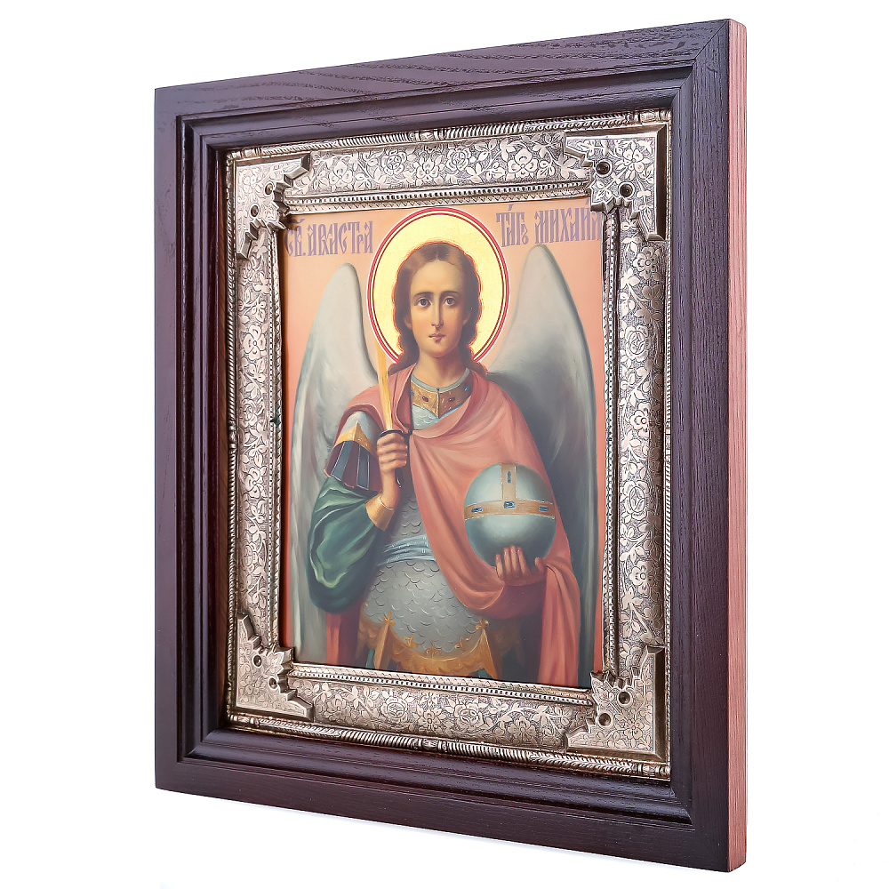 Икона в киоте «Архистратиг Михаил» 48х44 см - интернет магазин Русь Велика я фото 4