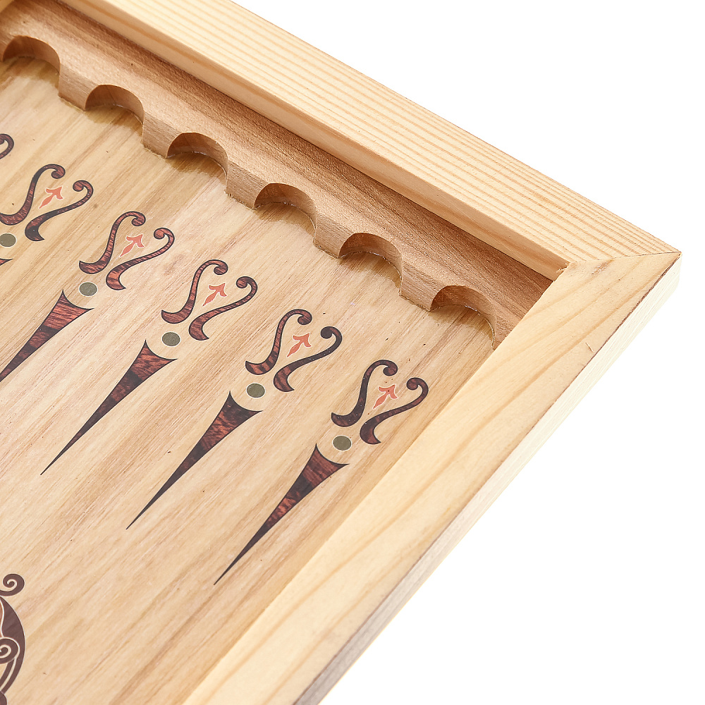 Деревянные нарды «Охотники на привале» 40х20 см - интернет магазин Русь Велика я фото 7