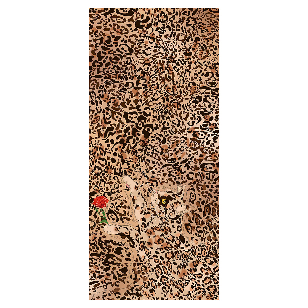 Шарф шерстяной «Русский кот» 80х180 см - интернет магазин Русь Велика я 