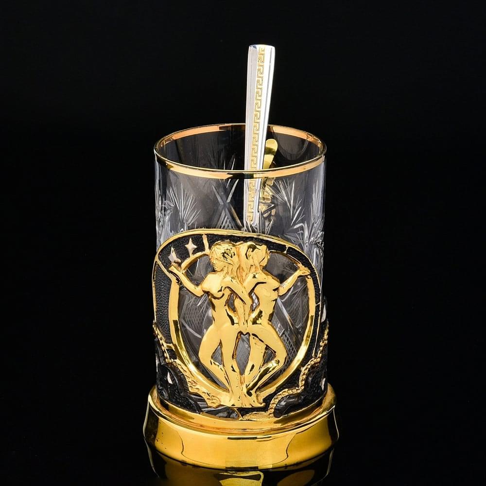 Подстаканник «Знаки зодиака. Близнецы». Златоуст - интернет магазин Русь Велика я 