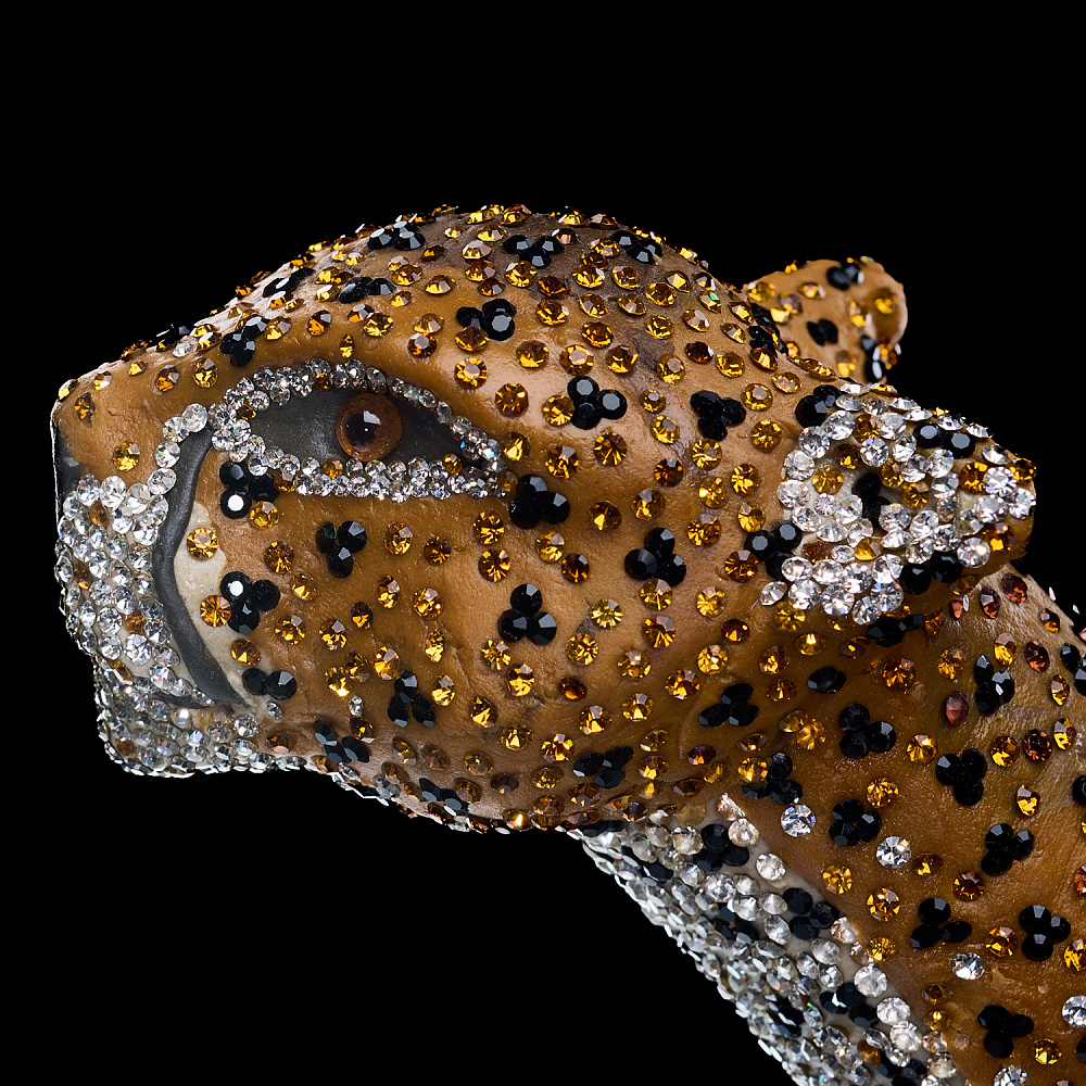 Скульптура с хрустальными стразами «Гепард». Asfour Crystal - интернет магазин Русь Велика я фото 3