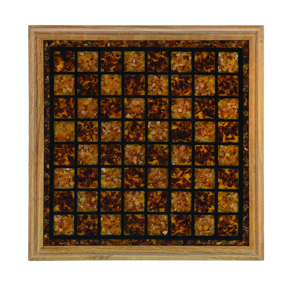 Шахматы с янтарными фигурами 28х28 см - интернет магазин Русь Велика я фото 7