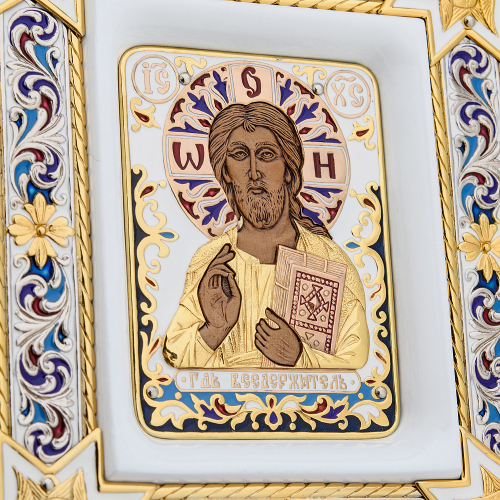 Настенная икона «Господь Вседержитель» 13х11,5 см - интернет магазин Русь Велика я фото 2