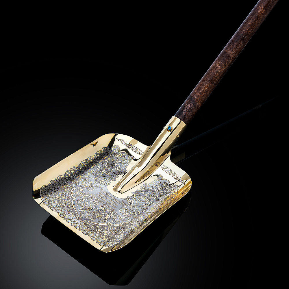 Лопата сувенирная «Денежная». Златоуст - интернет магазин Русь Велика я фото 1