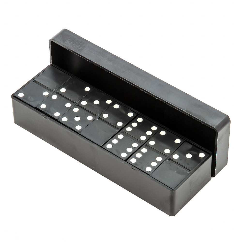 Домино классическое в черном футляре - интернет магазин Русь Велика я 