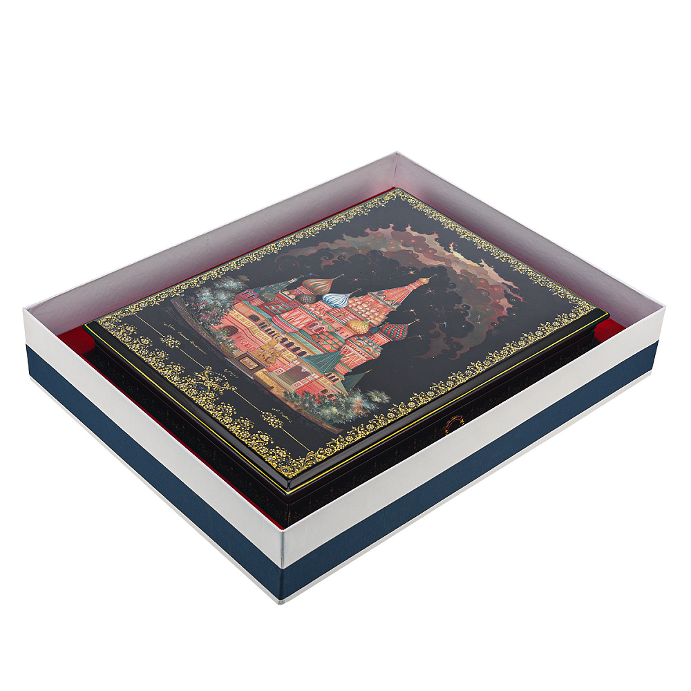 Шкатулка для документов с художественной росписью «Москва» - интернет магазин Русь Велика я фото 4