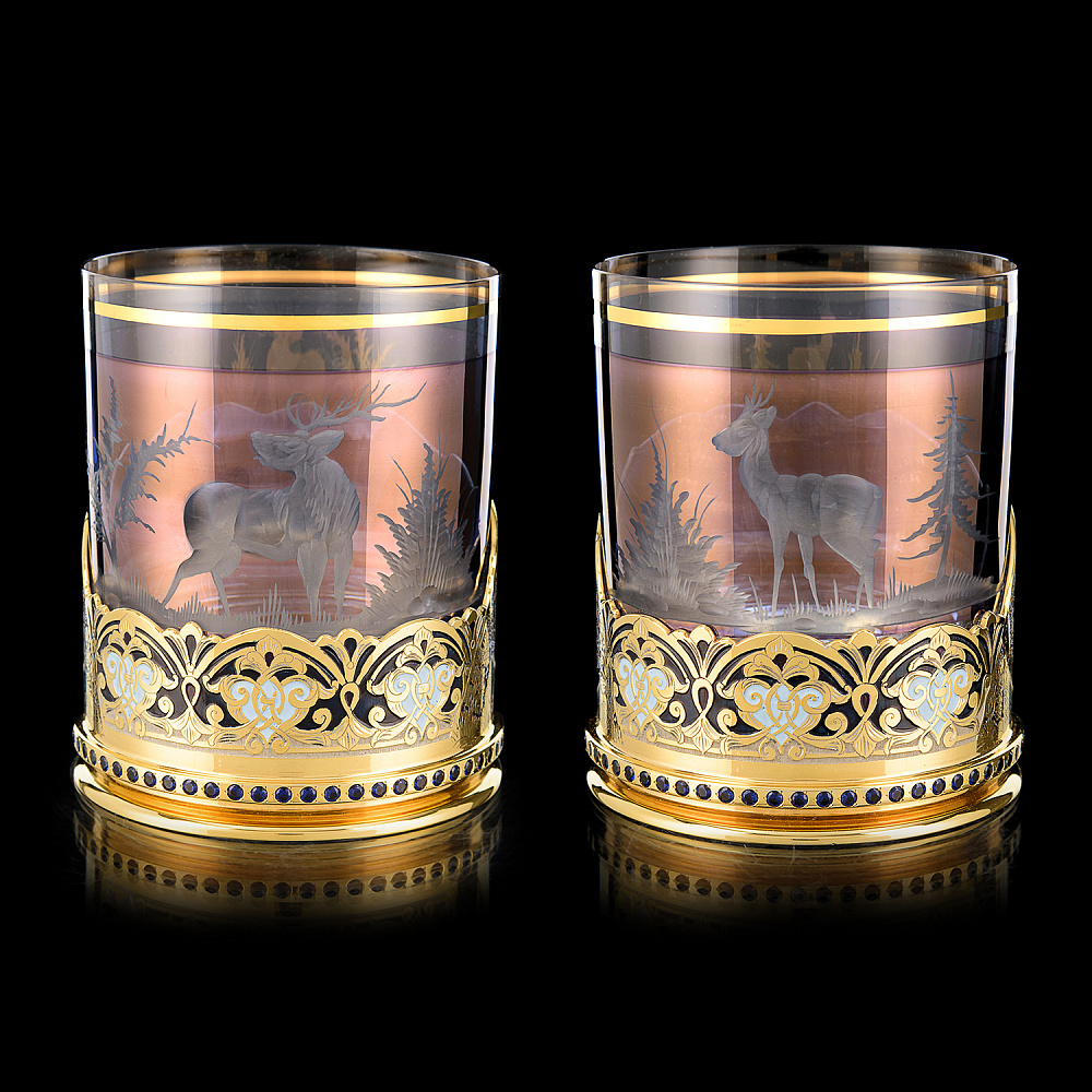 Питейный набор для виски на 6 персон. Златоуст - интернет магазин Русь Велика я фото 4