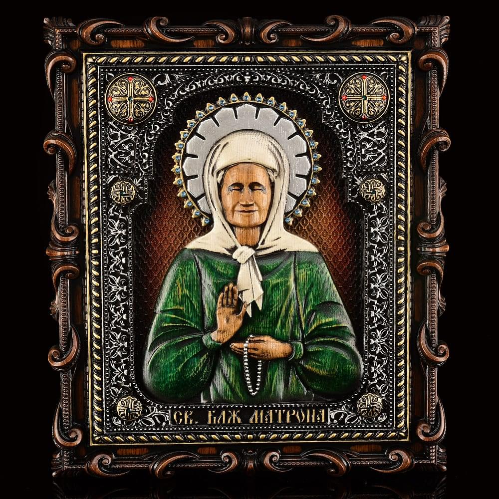 Икона «Матрона» 37 х 43 см - интернет магазин Русь Велика я 