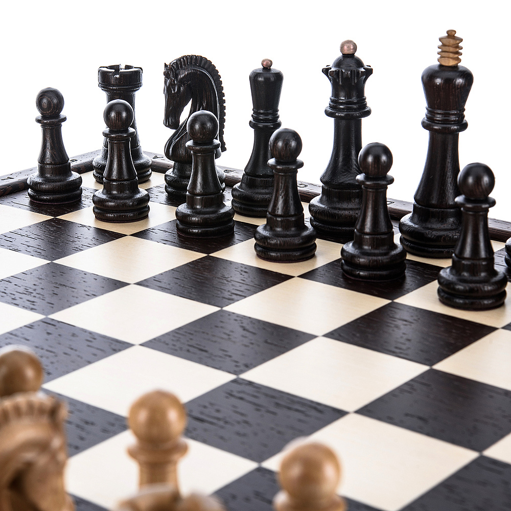 Шахматы деревянные 43х43 см - интернет магазин Русь Велика я фото 1