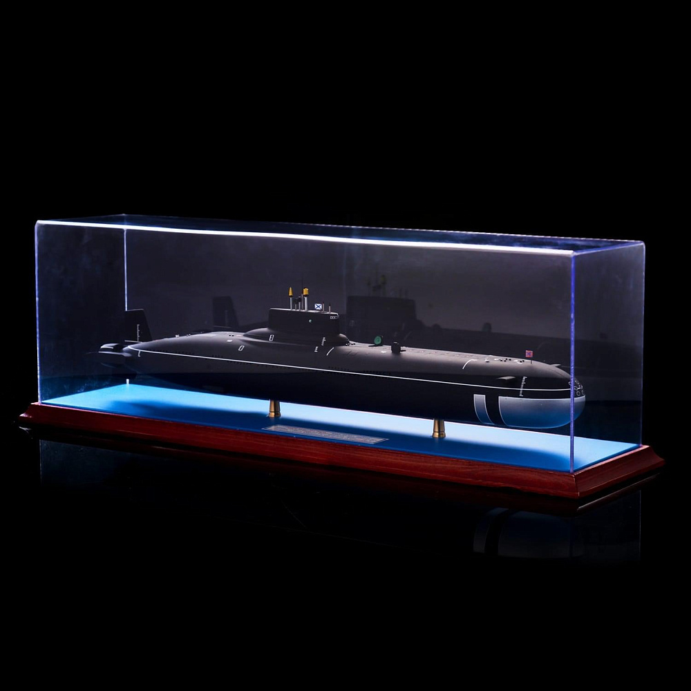 Макет подводной лодки «ПЛАРБ. Проект 941. Акула». Масштаб 1:400 - интернет магазин Русь Велика я 