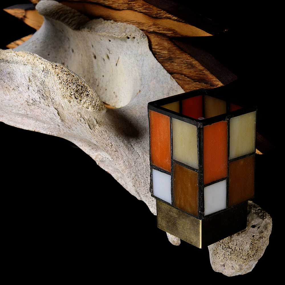 Светильник из кости кита «Сова» - интернет магазин Русь Велика я фото 3