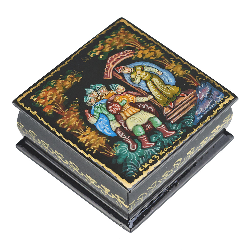 Шкатулка с художественной росписью «Спящая красавица» - интернет магазин Русь Велика я фото 1