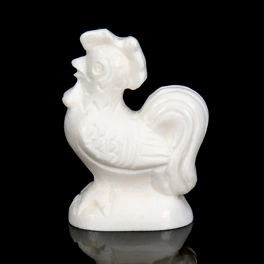 Статуэтка из рога лося «Петух» - интернет магазин Русь Велика я фото 3