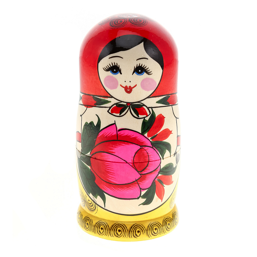 Матрешка «Семеновская» 5 мест - интернет магазин Русь Велика я фото 1