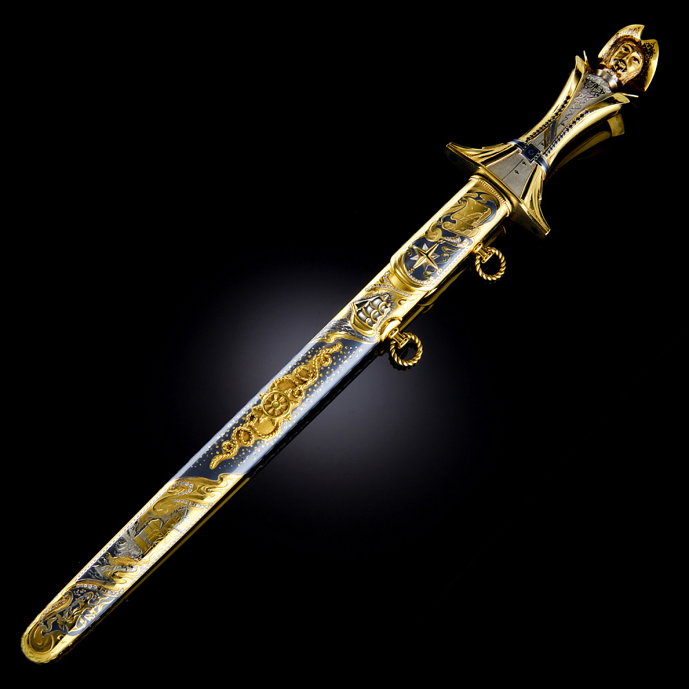 Кортик авторский «Остров сокровищ». Златоуст - интернет магазин Русь Велика я фото 2