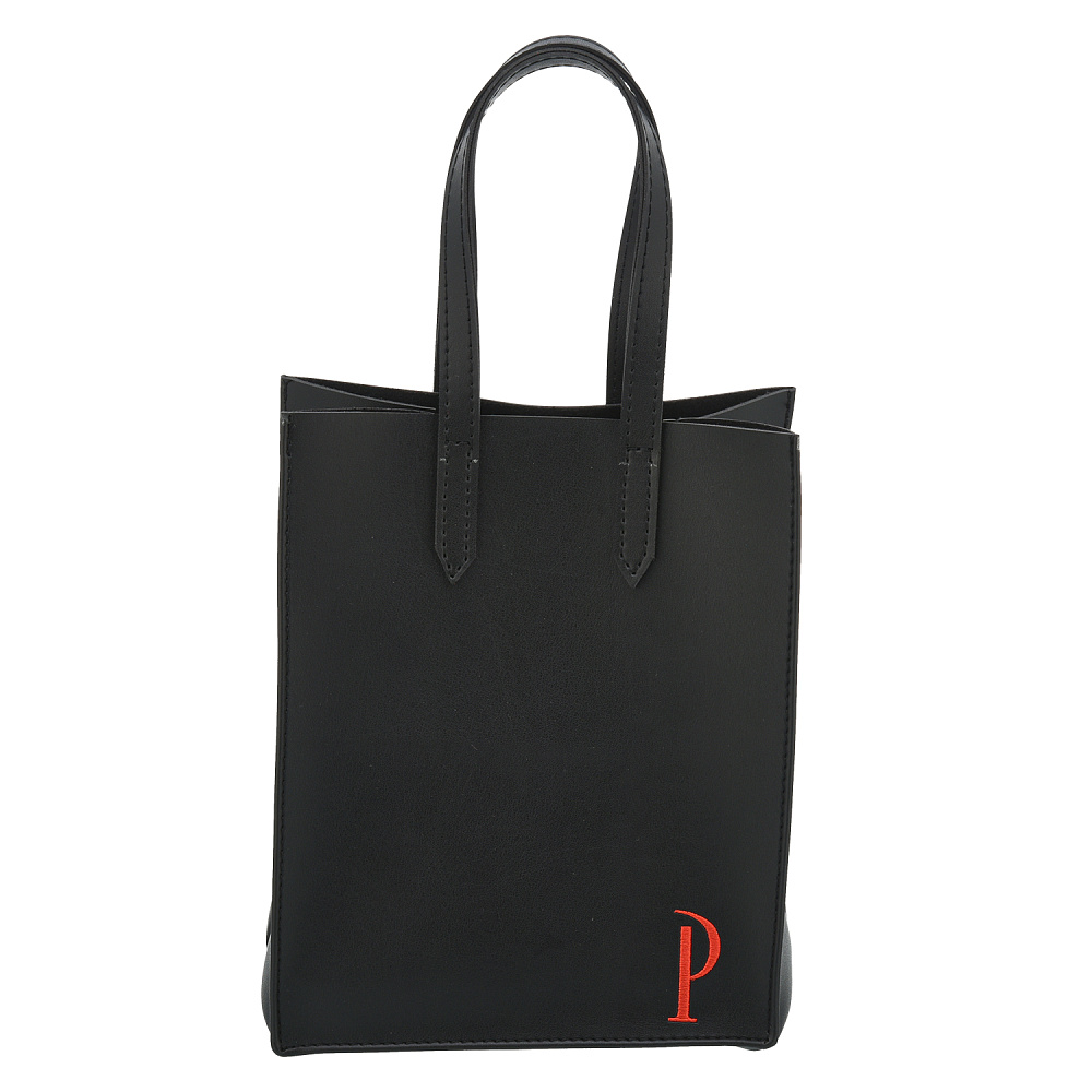 Подарочный пакет-упаковка из экокожи «Р» 18х10х23 см - интернет магазин Русь Велика я фото 1