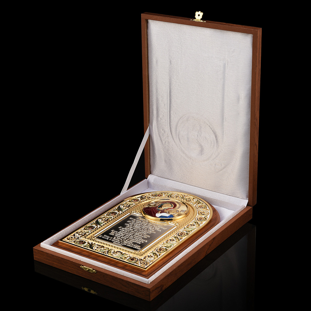 Панно-оберег Казанская Божья Матерь Гравюра Златоуст - интернет магазин Русь Велика я фото 3