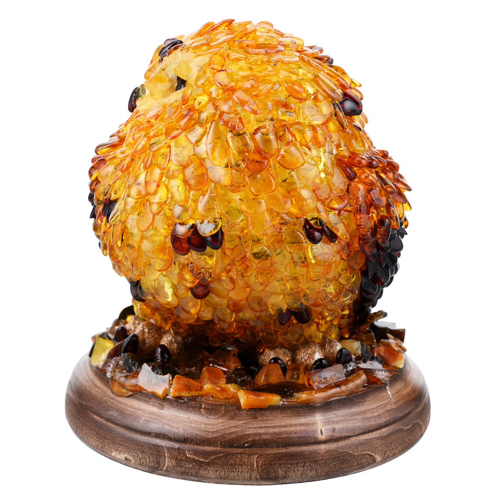 Скульптура из янтаря «Сова» - интернет магазин Русь Велика я фото 2