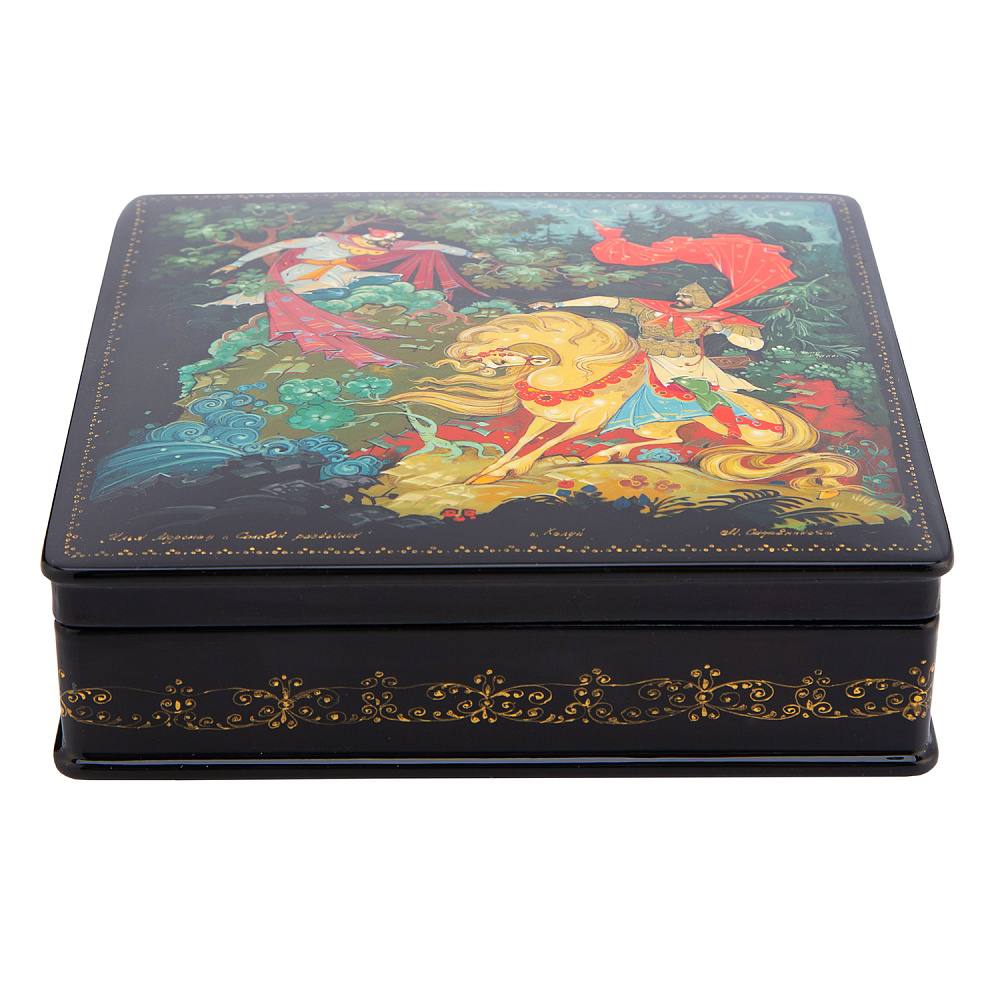 Шкатулка с художественной росписью «Илья Муромец» - интернет магазин Русь Велика я фото 2